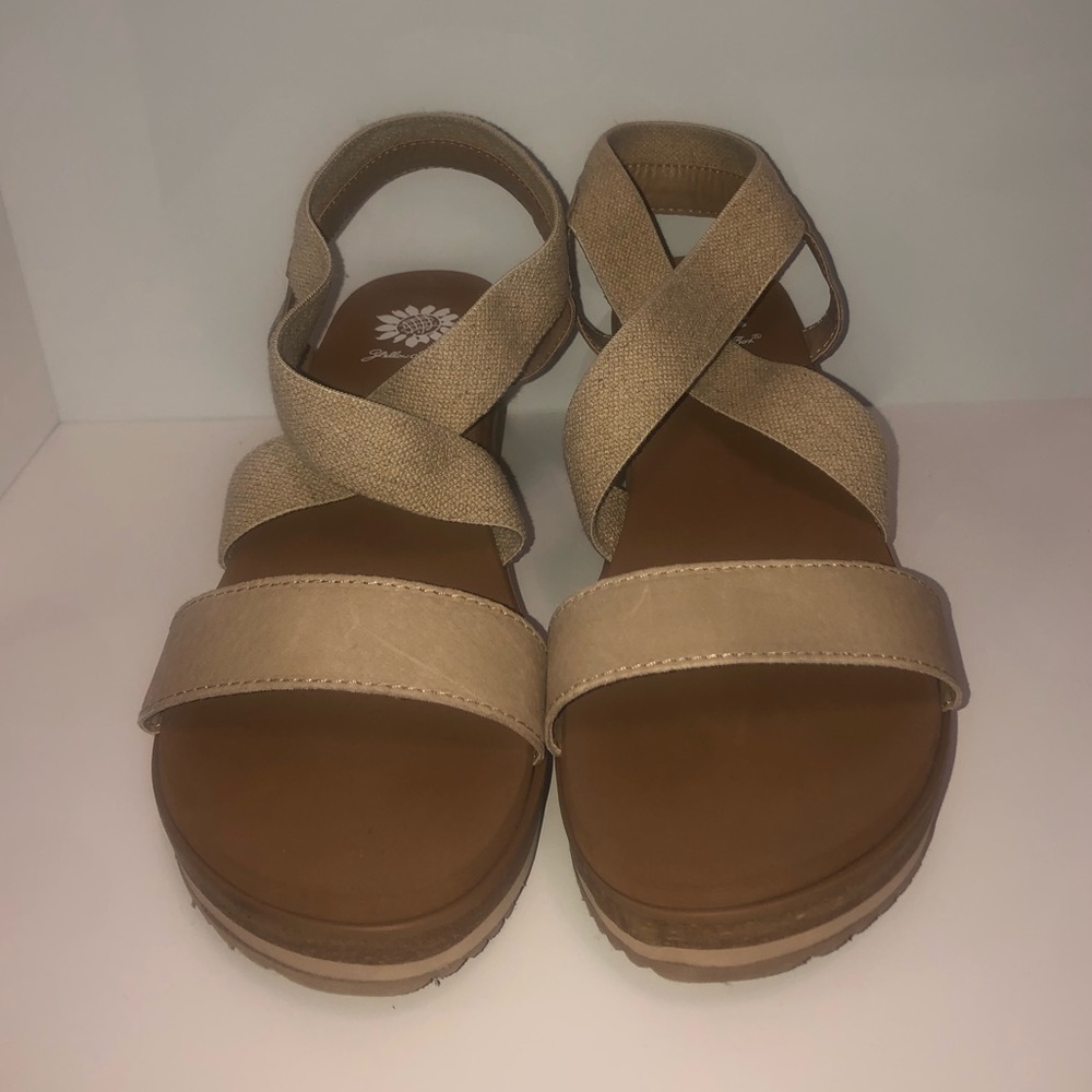 ☀️Yellow box elastic strap healed Sandals